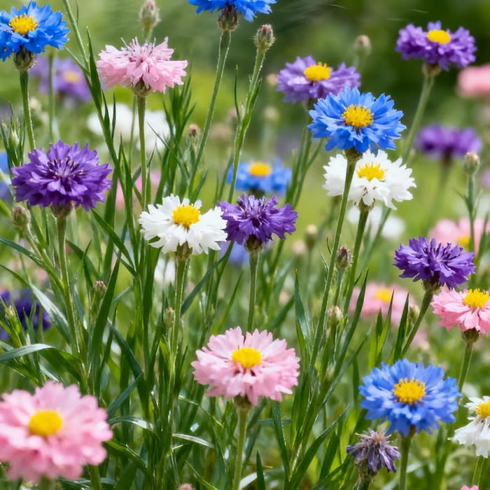 🌱 Premium Quality Cornflower Seeds – The “Unstoppable” Wildflower That Grows Everywhere + FREE Plant Growth Supplement