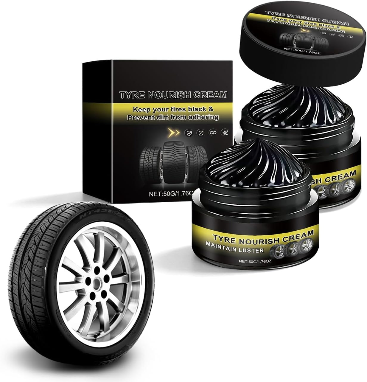 Powerful Wheel Cleaning Refurbish Wax ( BUY 1 GET 1 FREE )