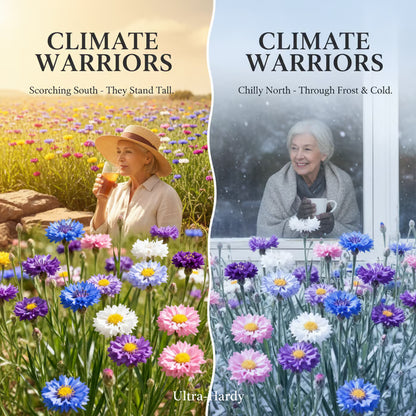 🌱 Premium Quality Cornflower Seeds – The “Unstoppable” Wildflower That Grows Everywhere + FREE Plant Growth Supplement