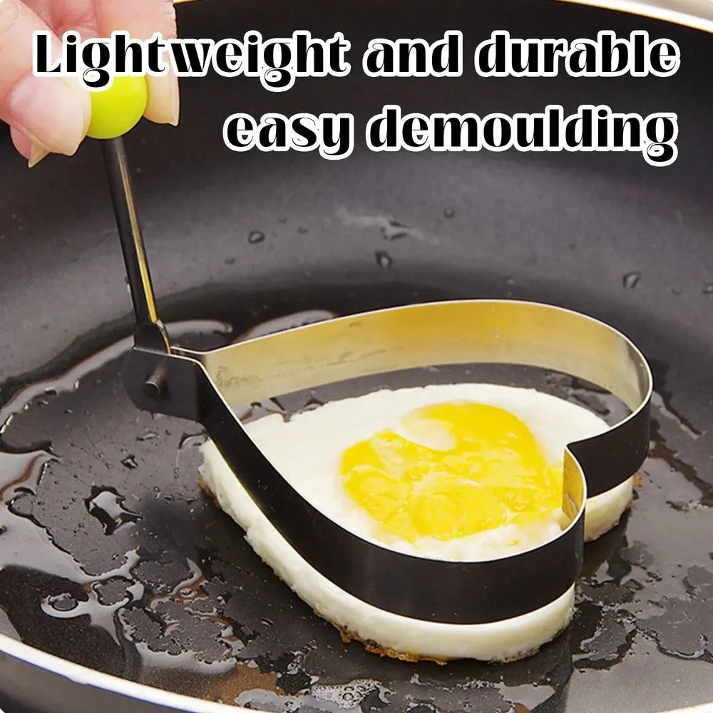5 Counts Set Fried Egg Rings Molds - Multifunctional Breakfast Tool