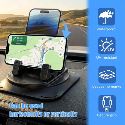 360° Rotating Car Dashboard Phone Holder