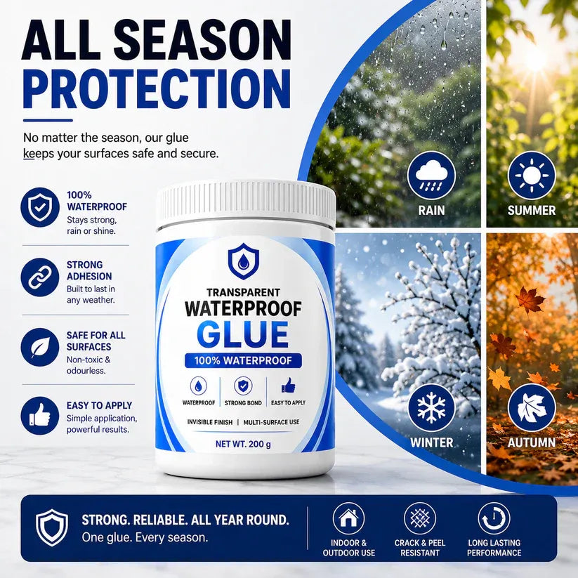 Transparent Waterproof Glue + Free Brush