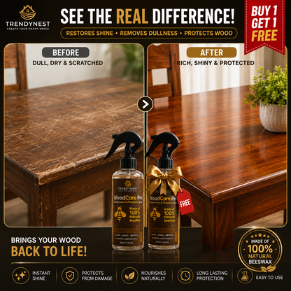 TrendyNest WoodCare Pro | India's No. 1 Natural Furniture Shine & Protection Spray