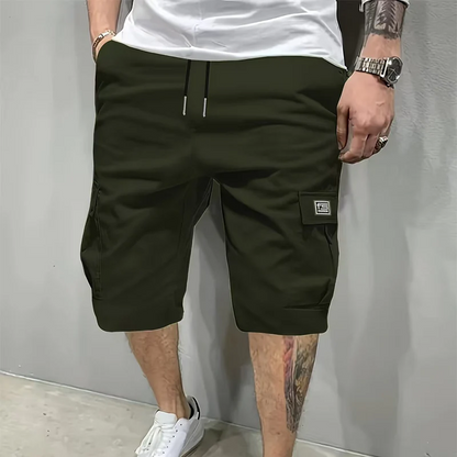 Lightweight Cargo Shorts – Breathable fabric, knee-length cut. Secure pockets for phone & keys. Comfortable all day long.