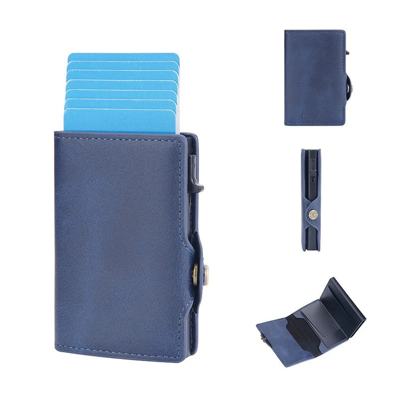 Pop-Up Card Holder – Anti-Degaussing Technology, RFID Blocking & Compact Design 📦