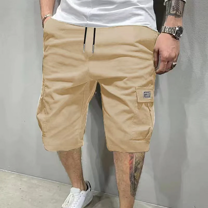Lightweight Cargo Shorts – Breathable fabric, knee-length cut. Secure pockets for phone & keys. Comfortable all day long.