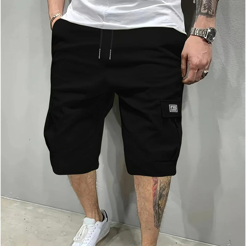 Lightweight Cargo Shorts – Breathable fabric, knee-length cut. Secure pockets for phone & keys. Comfortable all day long.