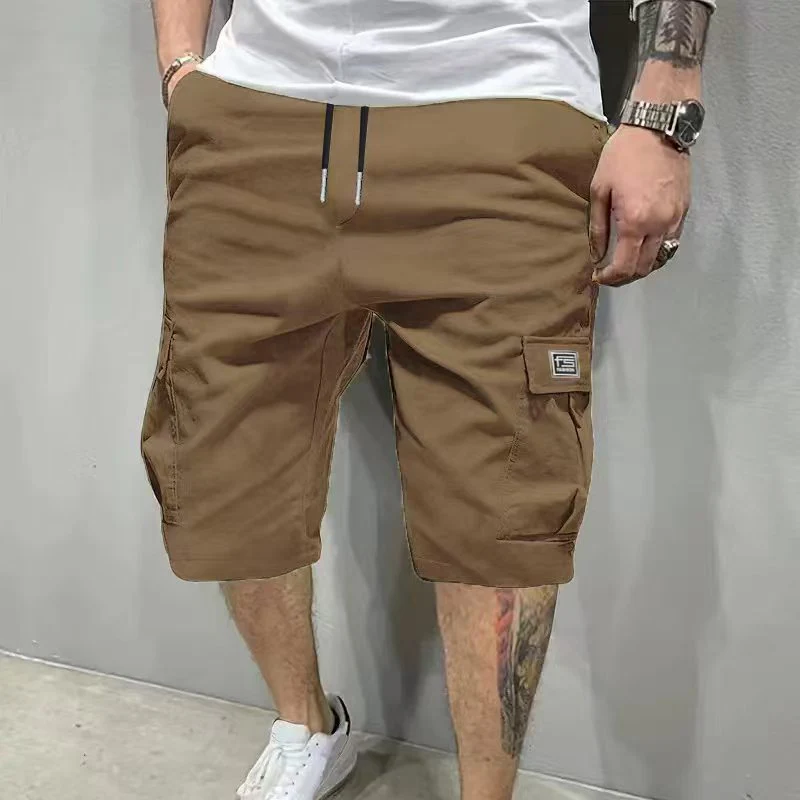 Lightweight Cargo Shorts – Breathable fabric, knee-length cut. Secure pockets for phone & keys. Comfortable all day long.