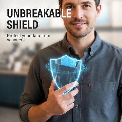 Pop-Up Card Holder – Anti-Degaussing Technology, RFID Blocking & Compact Design 📦