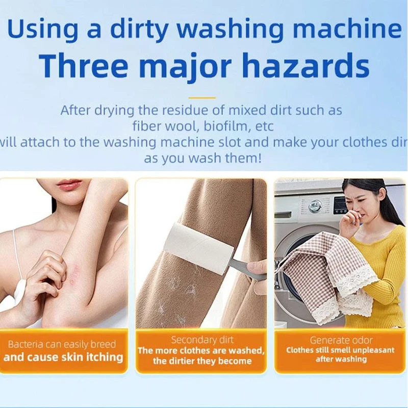 Multi-functional Washing Machine Cleaner Tablets ( BUY 1 GET 1 FREE )