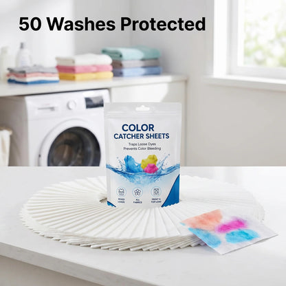 Dirt & Color Catcher Laundry Sheets – 50 Sheets