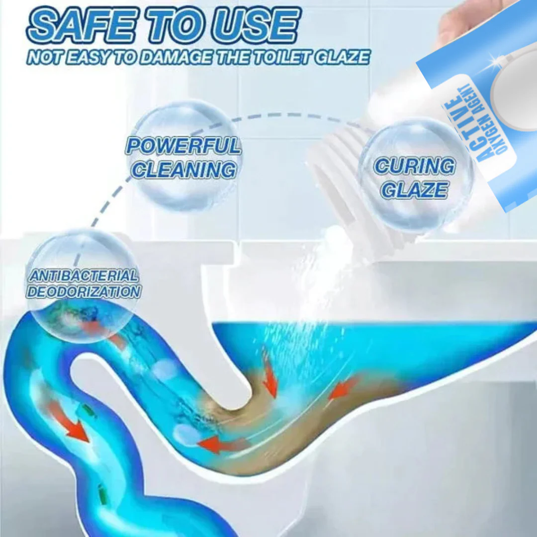 Powerful Toilet Cleaner Active Oxygen Powder ( BUY 1 GET 1 FREE )