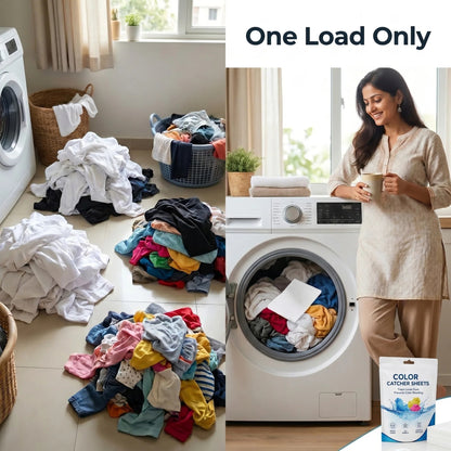 Dirt & Color Catcher Laundry Sheets – 50 Sheets