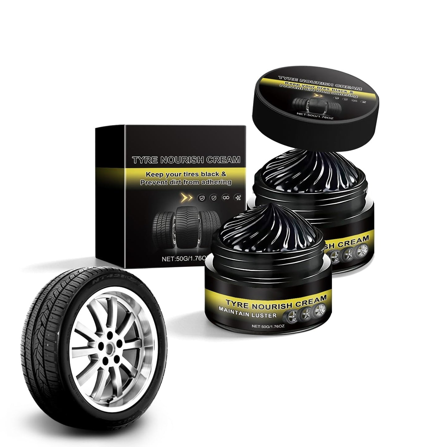Powerful Wheel Cleaning Refurbish Wax ( BUY 1 GET 1 FREE )