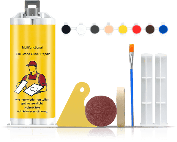 Genuine reference photo of the actual repair kit and accessories